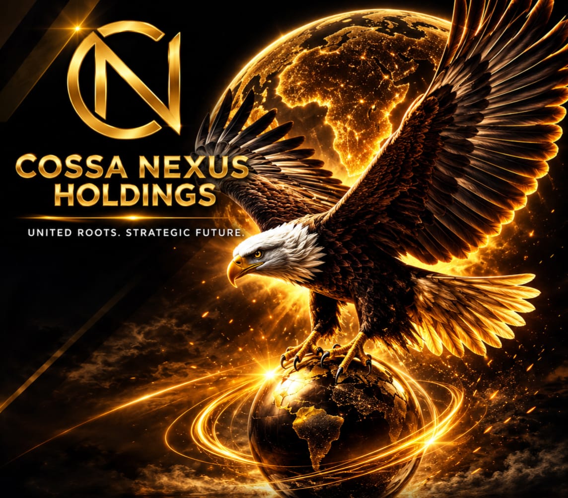 Cossa Nexus Holdings eagle and globe brand artwork